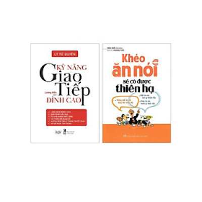 Combo Kỹ Năng Giao Tiếp Đỉnh Cao + Khéo Ăn Nói Sẽ Có Được Thiên Hạ (Bộ 2 Cuốn) (AZ/ML)