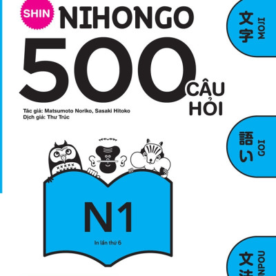 500 CÂU HỎI LUYỆN THI NĂNG LỰC NHẬT NGỮ - TRÌNH ĐỘ N1 - (bìa mềm)