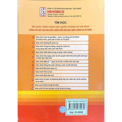 Giáo trình Giáo dục học (Dùng cho đào tạo giáo viên, giảng viên giáo dục quốc phòng - an ninh)