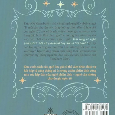 Trải Lòng Về Nghề Phiên Dịch