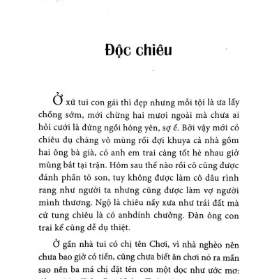 Điệu Buồn Phương Nam - Tản Văn