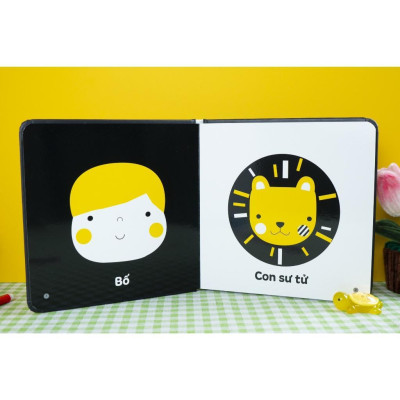 Sách - Kích thích thị giác và xúc giác - Cho trẻ 0 - 3 tuổi - Combo 4 Cuốn - Đinh Tị Books