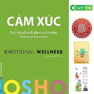 OSHO Cảm Xúc - Emotional Wellness (Tặng Kèm Bookmark CÚ MÈO + SỔ TAY XƯƠNG RỒNG)