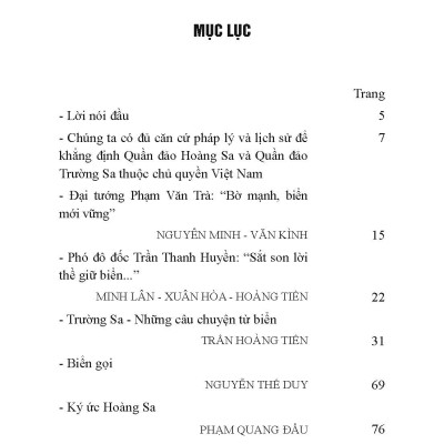 Chủ Quyên Biển Đảo Thiêng Liêng Của Tổ Quốc