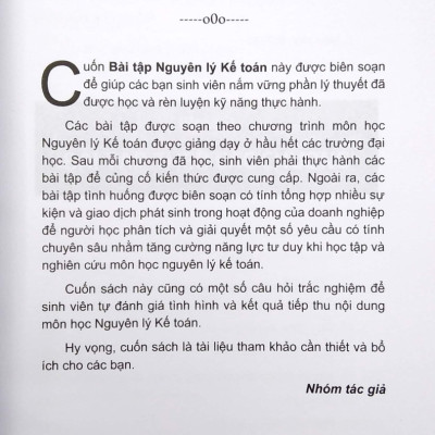 Combo Nguyên Lý Kế Toán + Hệ Thống Bài Tập Và Câu Hỏi Trắc Nghiệm Nguyên Lý Kế Toán (Bộ 2 Cuốn)