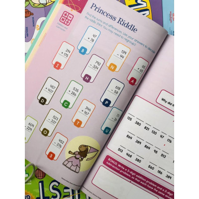 Sách summer brain quest grade 3 & 4 ( 8 - 9 tuổi )
