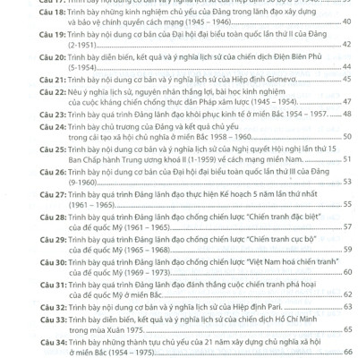 Hướng Dẫn Ôn Thi Hiệu Quả Môn Lịch Sử Đảng Cộng Sản Việt Nam (Dùng Cho Sinh Viên Đại Học Không Chuyên Lí Luận Chính Trị)