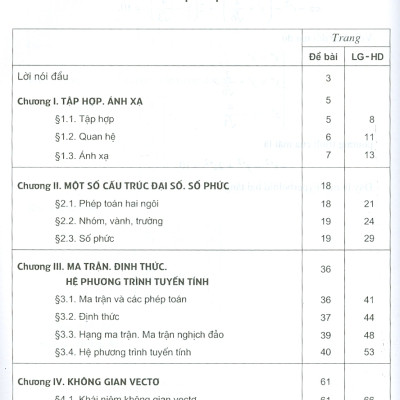Bài Tập Toán Học Cao Cấp, Tập 1 - Đại Số Và Hình Học Giải Tích (Tái bản lần thứ hai - năm 2024)