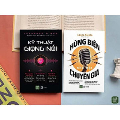 Sách - Kỹ Thuật Giọng Nói + Hùng Biện Như Một Chuyên Gia - 1980Books