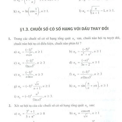Bài Tập Toán Học Cao Cấp - Tập 3 - Chuỗi Và Phương Trình Vi Phân