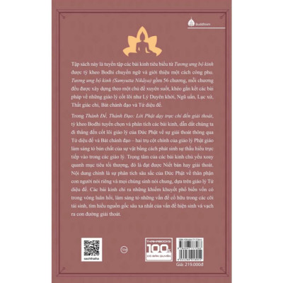 Sách - Thánh Đế, Thánh Đạo - Lời Phật Dạy Trực Chỉ Đến Giải Thoát - Thái Hà Books