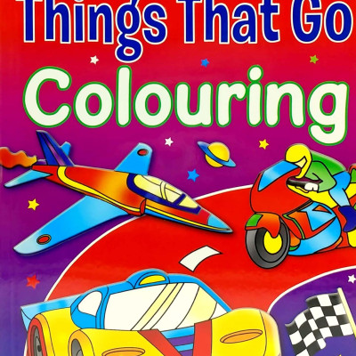 Bumper Things That Go Coloring