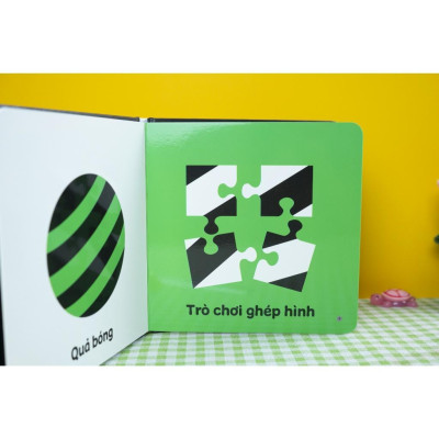 Sách - Kích thích thị giác và xúc giác - Cho trẻ 0 - 3 tuổi - Combo 4 Cuốn - Đinh Tị Books