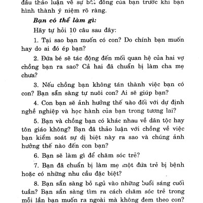 Bách Khoa Tri Thức Thai Sản - Mang Thai Và Những Điều Cần Biết _VT