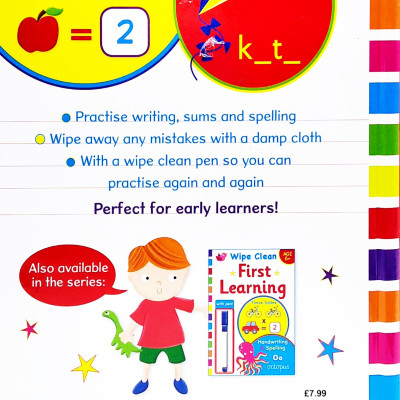 Wipe Clean Bind Up 4+ - Early Learning (With Pen)