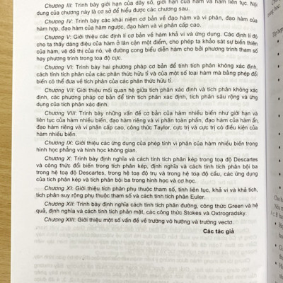 Combo Sách: Toán Học Cao Cấp + Bài Tập Toán Học Cao Cấp - Tập 2 (Giải Tích)