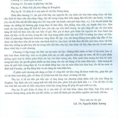 Combo (Giáo trình) Vật Liệu Kỹ Thuật - 3 Tập (Chế tạo, cấu trúc, tính chất, lựa chọn và ứng dụng)