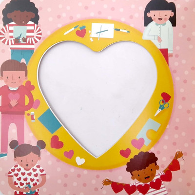 The Valentine Is Missing! Board Book With Cut-out Reveals