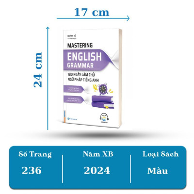 Sách - Mastering English - Làm Chủ Ngữ Pháp, Từ Vựng Và Giao Tiếp Tiếng Anh Trong 180 Ngày - Combo 3 Cuốn - MCBooks