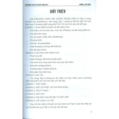 SOLIDWORKS TOÀN TẬP (Phần Trung Cấp)