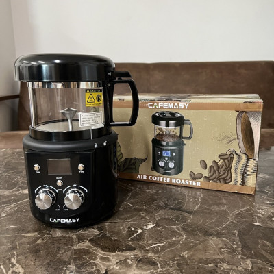Máy rang hạt cà phê công nghệ gia nhiệt không khí chuyên nghiệp Thương hiệu Cafemasy Mỹ cao cấp Mã CCR-305D - Hàng Nhập Khẩu, Bảo Hành 12 Tháng