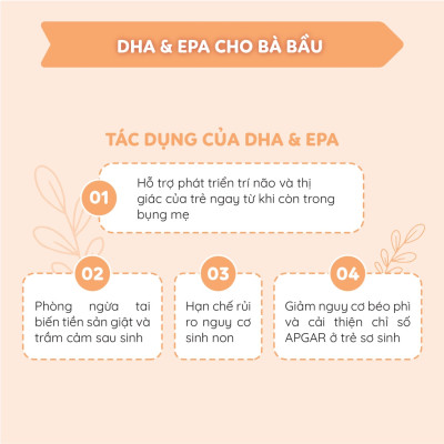 Bổ sung DHA & EPA cho bà bầu Akamama (90 viên)