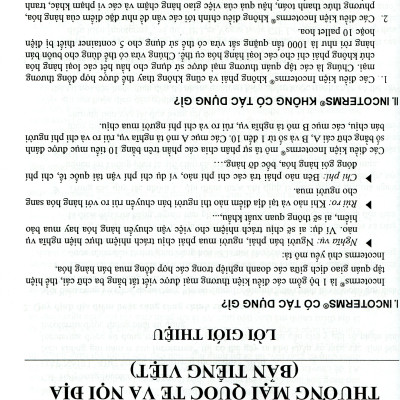 Luật Hải Quan - Hướng Dẫn Sử Dụng Incoterms Và Quy Trình Kiểm Tra, Giám Sát Hải Quan