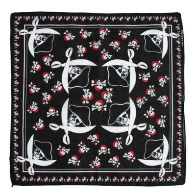Bộ sưu tập khăn bandana street style họa tiết đầu lâu các loại (54x54cm)