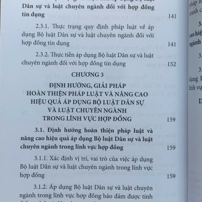 Áp dụng bộ luật dân sự và luật chuyên ngành trong lĩnh vực hợp đồng