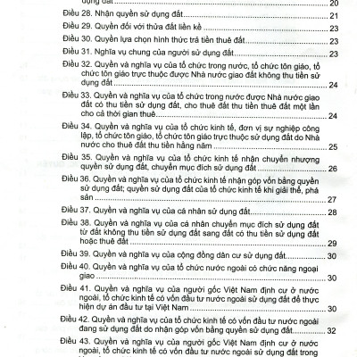 Luật Đất Đai_Quy Định Về Giá Đất, Cho Thuê Đất, Chuyển Mục Đích Sử Dụng Đất Và Bồi Thường, Hỗ Trợ, Tái Định Cư Khi Nhà Nước Thu Hồi Đất
