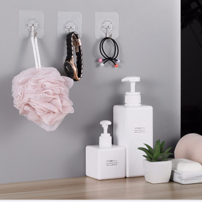 SET Móc Treo Trong Suốt Đa Năng Bằng Nhựa Nhỏ Gọn, Móc Dán Tường Siêu Chắc, Móc Treo Đồ Dùng Gia Đình. Taky Home 2213set