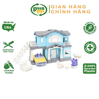 Bộ Đồ Chơi Ngôi Nhà Green Toys Cho Bé Từ 2 Tuổi – Xanh Dương