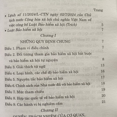 Luật Bảo Hiểm Xã Hội Năm 2024