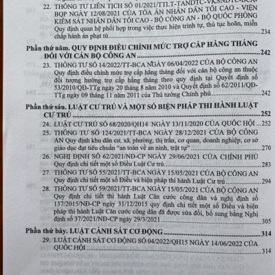 Cẩm nang pháp luật dành cho ngành Công An Nhân Dân