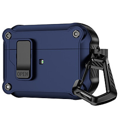 Case vỏ ốp dành cho tai nghe Airpods 1 2 3 4 Airpods Pro Airpod Pro 2 có khoá chống rơi 2 lớp cao cấp - Hàng chính hãng