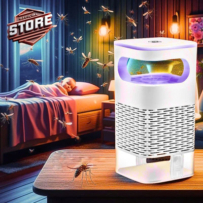 Đèn Bắt Muỗji Thông Minh 2in1 Loại Tốt – Quạt Động Cơ Từ Tính Siêu Êm, Diệt Muỗji Hiệu Quả , đèn trang trí