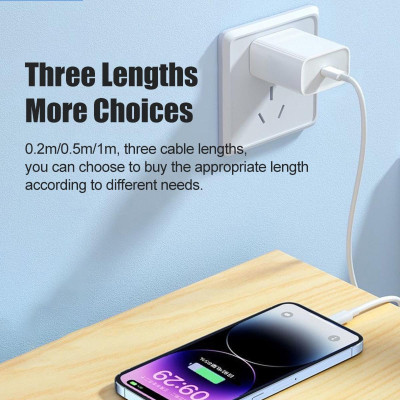 Cáp Sạc Mr White Lightning USB-A 1 m - Pisen AL05-1000