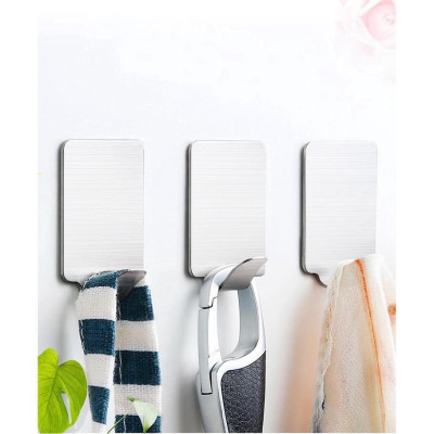 Móc Dán Tường Chịu Lực Nhỏ Gọn, Móc Inox Chắn Chắn, Móc Dính Tường Siêu Dính, Treo Đồ Đa Năng, Tiện Dụng Gia Đình, Taky Home 2002