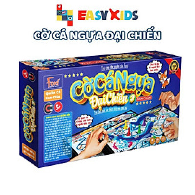 Cờ Cá Ngựa Đại Chiến Nam Châm - Board Game Nhiều Người Chơi