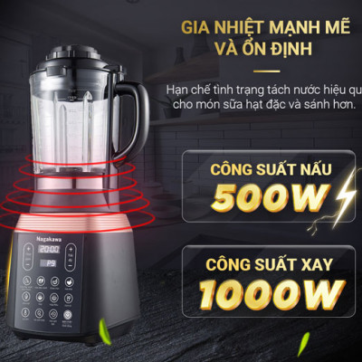 Máy làm sữa hạt đa năng Nagakawa NAG0815 - Hàng chính hãng