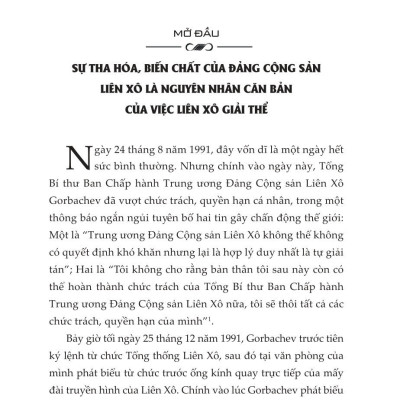 Tính trước nguy cơ - Suy ngẫm sau 20 năm Đảng Cộng sản Liên Xô mất đảng (bản in 2024)