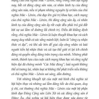 Bảo Vệ Nền Tảng Tư Tưởng Của Đảng Tiếng Gọi Từ Trái Tim, Mệnh Lệnh Của Cuộc Sống