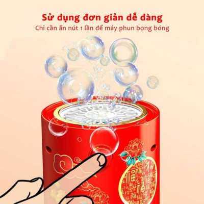 [KoSuyTu] Hộp Phun Xà Phòng Tạo Bong Bóng P.h.á.o.H.o.a Tự Động Loại Vuông To - Có Đ.è.n Led, Nhạc 