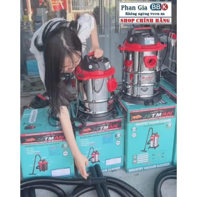 [chính hãƞg] Máy hút bụi KHÔ ƯỚT JETMAN 18L CÔNG SUẤT 1600W, CÓ CHỨC NĂNG THỔI, 100% DÂY ĐỒNG