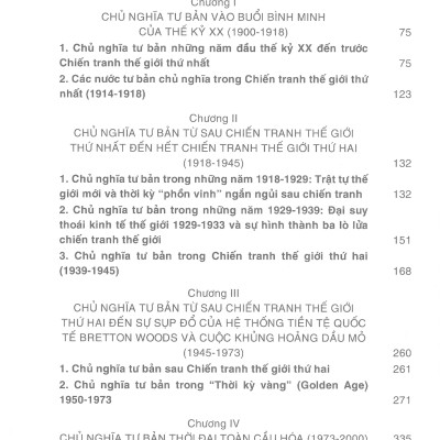 Chủ Nghĩa Tư Bản Lịch Sử Thăng Trầm 120 Năm (1900 - 2020)