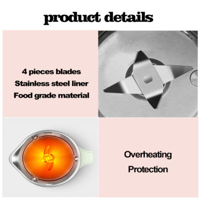 Máy làm sữa hạt mini đa năng Elecplus EP-S500A 6 Chức năng: Nấu sữa hạt, Xay sinh tố, Nấu cháo, Pha trà, Đun nước sôi, Vệ sinh máy - HÀNG NHẬP KHẨU