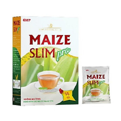 Đường ăn kiêng MAIZE SLIM Pro - Mediphar USA Hộp 50 gói x 3g