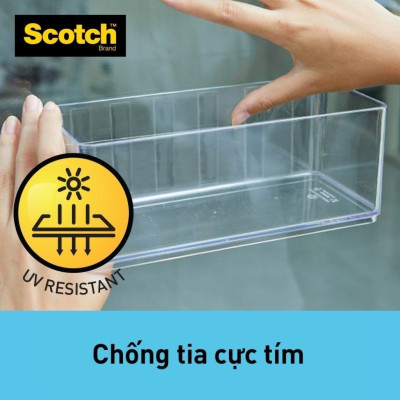 Băng dính hai mặt siêu dính trong suốt 3M SCOTCH  410-S19, 19 mm x 1.5 m, 19mm x 4m