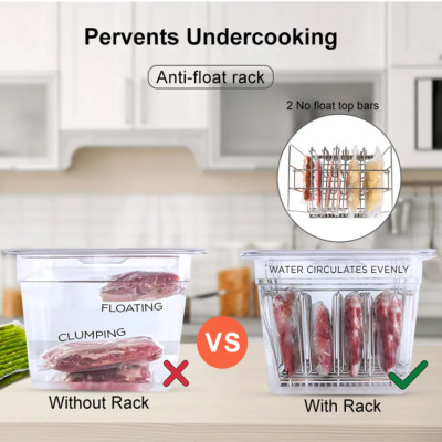 Máy nấu chậm Sous Vide BioloMix SV-1900, thế hệ thứ 3, công suất 1200W, tiêu chuẩn chống nước cao IPX7 - Hàng chính hãng, bảo hành 24 tháng