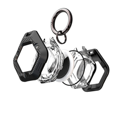 Ốp Bảo Vệ Toàn Diện Chống Nước Chống Va Đập Black Shark cho AirTag - Hàng Chính Hãng